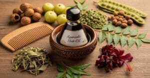 3 Step Ayurvedic Routine to Stop Hair Fall and Regrow Thick Hair Naturally